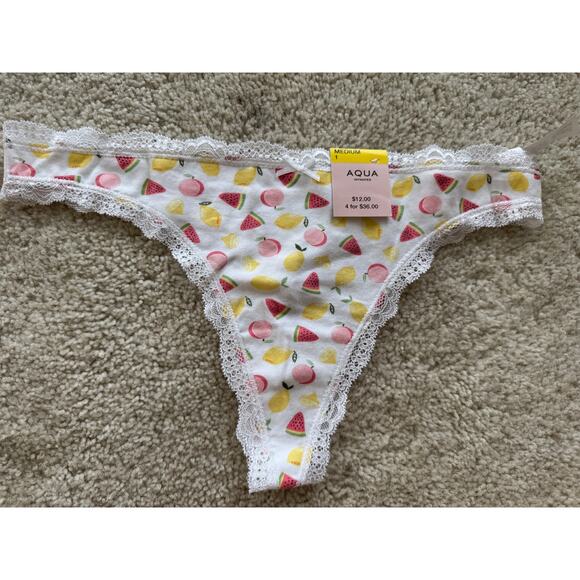 Women’s Aqua Thong Panties – M – Multiple Colors & Prints – Sexy Comfortable NWT - Picture 5 of 11